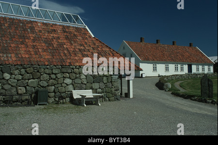 The area around Hå gamle prestegård, Jæren, Norway Stock Photo