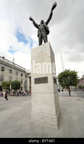 Statue of Jim larkin Stock Photo