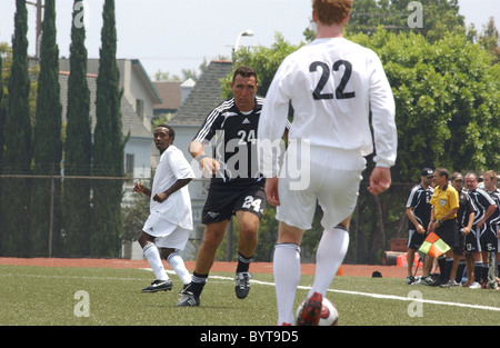 Vinnie Jones 'Soccer For Survivors' celebrity soccer match presented by the Hollywood United Football Club at Beverly Hills Stock Photo