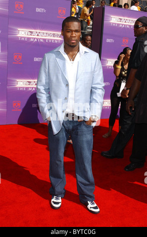 50 Cent aka Curtis Jackson B.E.T.Awards 2007 held at The Shrine Los Angeles, California - 26.06.07 Stock Photo