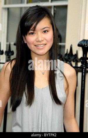 Katie Leung Westfield London and  BFC - Fashion Forward Launch Unveiling of winning fashion forward designers for September's Stock Photo