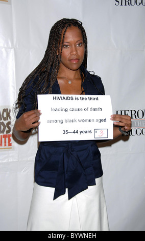 Regina King Celebrities promoting HIV testing in the black community
