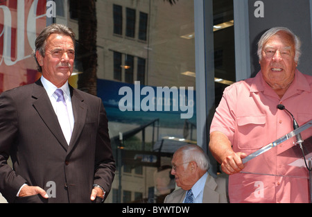 Eric Braeden, George Kennedy Eric Braeden is honored with the 2,342nd star on the Walk of Fame on Hollywood Blvd Hollywood, Stock Photo