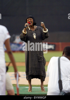 Patti LaBelle 2007 Allen Iverson celebrity softball game at Bowie Baysox Stadium Bowie, Maryland - 14.07.07 Stock Photo