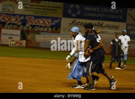 Allen Iverson 2007 Allen Iverson celebrity softball game at Bowie Baysox Stadium Bowie, Maryland - 14.07.07 Stock Photo