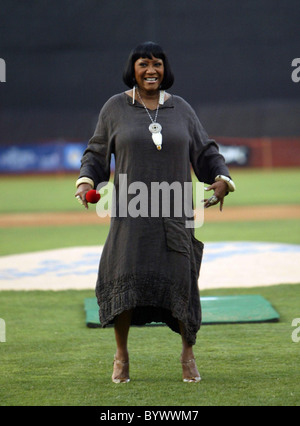 Patti LaBelle 2007 Allen Iverson celebrity softball game at Bowie Baysox Stadium Bowie, Maryland - 14.07.07 Stock Photo