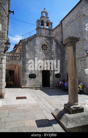 Church, St. Michael, Korcula, Croatia, Adriatic Stock Photo