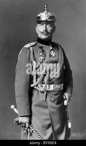 KAISER WILHELM II (1859-1941) last German Emperor and Kin g of Prussia Stock Photo