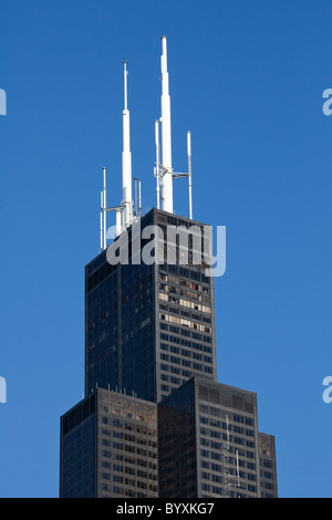 detail of Willis, formerly Sears Tower, Chicago, Illinois, USA Stock Photo