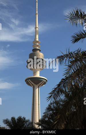 Kuwait, Kuwait City, Liberation Tower, Stock Photo