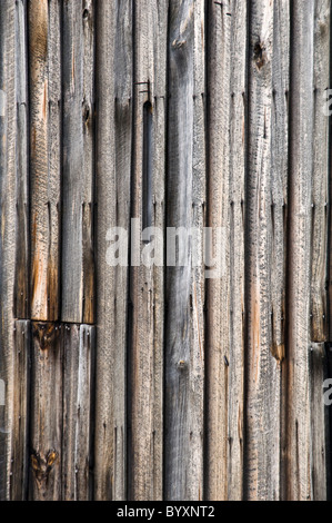 Close up of wooden fence Stock Photo