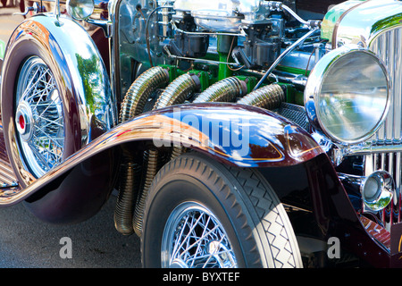 Classic car detail Stock Photo