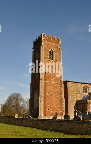 St. Laurence Church, Diddington, Cambridgeshire, England, UK Stock Photo