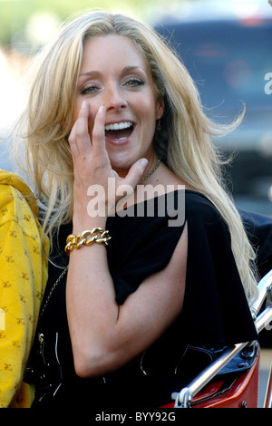 Jane Krakowski takes a break during an "Entertainment Weekly Magazine