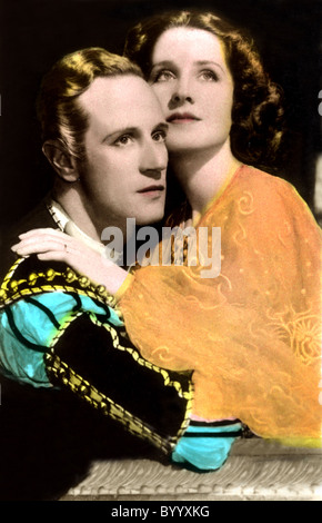 LESLIE HOWARD, NORMA SHEARER, ROMEO AND JULIET, 1936 Stock Photo