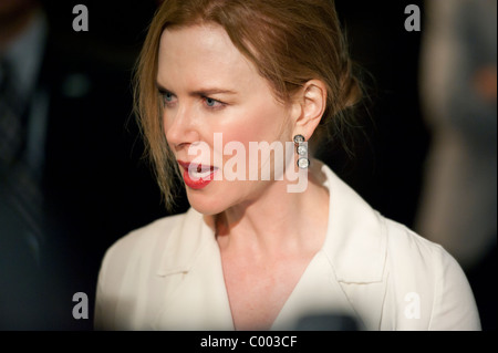 Oscar nominee and past winner, Nicole Kidman, on the red carpet Stock Photo