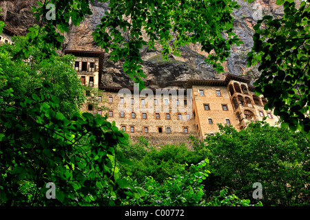 Sumela monastery in Trabzon province, Black sea region, Turkey. Stock Photo