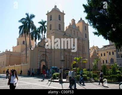 Honduras. Central District. Tegucigalpa. The Cathedral. Stock Photo