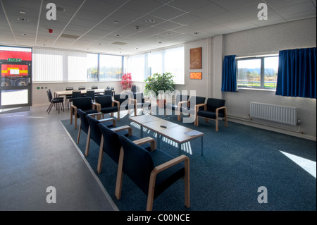 Marshes End Fire Station, Dorset Fire and Rescue Service, Poole watch rest room Stock Photo