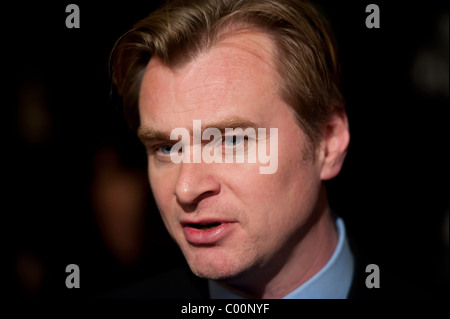 Inception director talks to the press at SBIFF Stock Photo - Alamy