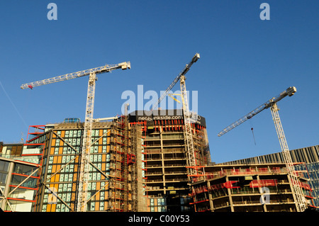 Neo Bankside Construction Site, Southwark, London, England, Uk Stock Photo