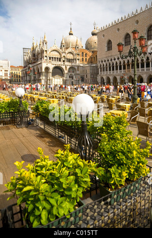 Ducal Palace or Palazzo Ducale, St Mark's Square or Piazza San Marco, Venice, Veneto, Italy, Europe Stock Photo