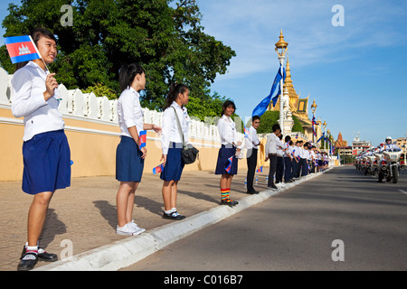 Royal Palace, Phnom Penh, Cambodia Stock Photo