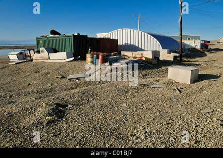 Inuit community Resolute Bay, Cornwallis Island, Northwest Passage, Nunavut, Canada, Arctic Stock Photo