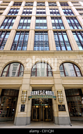 Barnes & Noble Book Store, DePaul Center, DePaul University, Chicago, Illinois, United States of America, USA Stock Photo