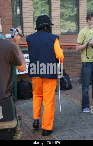 Pete Doherty arrives at West London Magistrates Court  on August 7, 2007. The troubled indie singer returns for sentencing Stock Photo