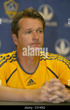 Los Angeles Galaxy coach   Frank Yallop attends at Press Conference  Washington, DC - 08.08.07 Stock Photo