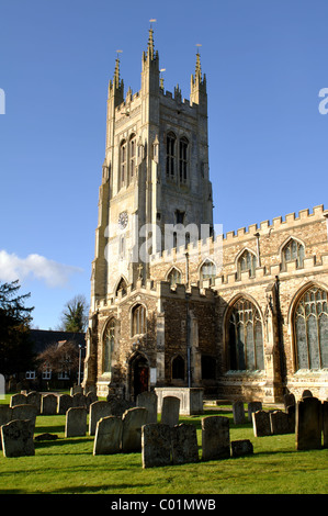 St. Mary the Virgin Church, St. Neots, Cambridgeshire, England, UK Stock Photo