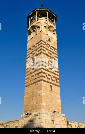 Historic minaret of Nuri, Nouri Mosque in Hama, Syria, Middle East, West Asia Stock Photo