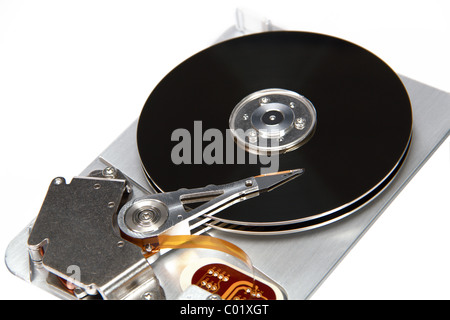Image the hard drive, isolated on a white background Stock Photo