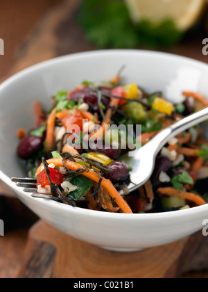 Individual portion of seaweed salad Stock Photo