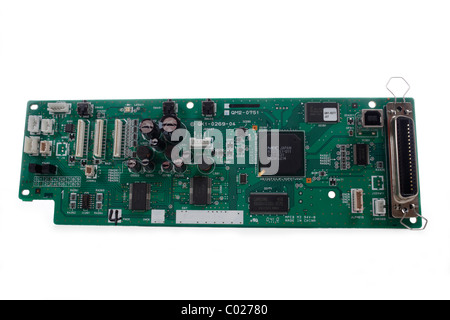 Circuit board from Canon Inkjet Printer Stock Photo