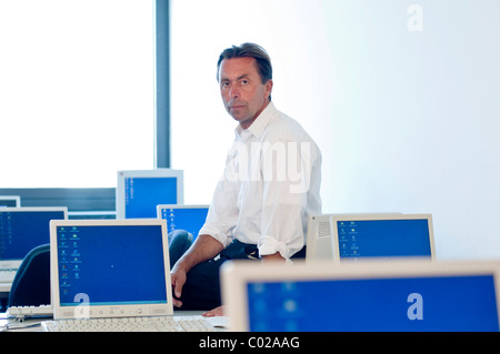 Norbert Bolz, Professor for Media and Communication Theory, TU Berlin, Berlin Institute of Technology, Germany, Europe Stock Photo