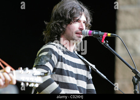 Pete Yorn and band supporting Crowded House performing at Santa Barbara Bowl Claifornia, USA - 25.08.07 Eric Isaacs Stock Photo