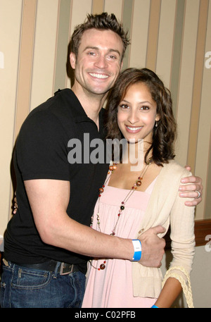 Daniel Goddard and Christel Khalil The Young and the Restless fan luncheon held at the Universal Sheraton Hotel Los Angeles, Stock Photo