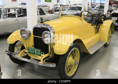 A 1912 Mercer Raceabout on display at the Louis Vuitton Classic, a