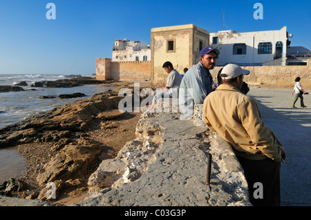 View of the old town of Essaouira, Unesco World Heritage Site, Morocco, North Africa Stock Photo