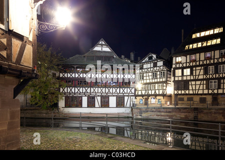 Old town Quarter Petit France, Strasbourg, Alsace, France, Europe Stock Photo