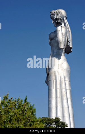 Kartlis Deda (Mother of a Georgian) monument in Tbilisi, Georgia Stock ...