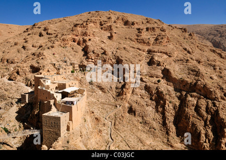 Deir Mar Musa al-Habashi, Monastery of Saint Moses the Abyssinian, Syria, Middle East, West Asia Stock Photo