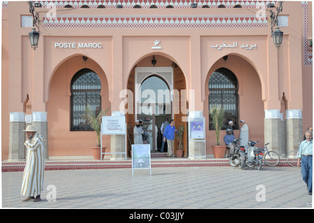 Post office, Poste Maroc, Marrakech, Morocco, Africa Stock Photo