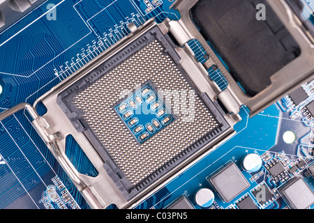 CPU socket Stock Photo