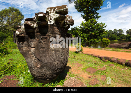 Bakong Temple near Angkor, UNESCO World Heritage Site, Siem Reap province, Cambodia, Indochina, Southeast Asia Stock Photo