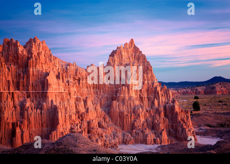 Sand formation at Cathedral Gorge State Park, Nevada Stock Photo