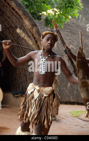 South Africa, Durban, Valley of the Thousand Hills, Phezulu Park. Traditional Zulu cultural park. Stock Photo