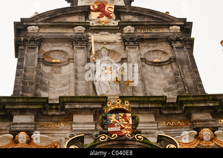 Raadhaus town hall in Delft Stock Photo